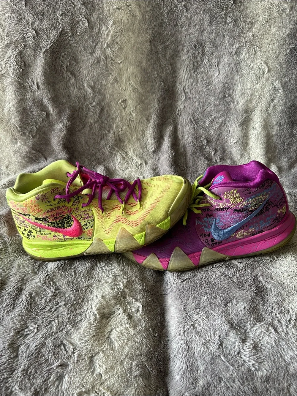 Nike kyrie 4 confetti size 10 Euc